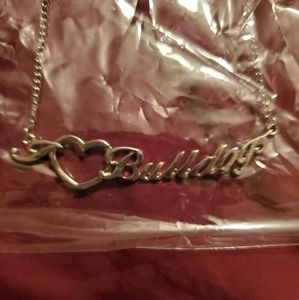 I Love Bulldogs (UGA) Necklace